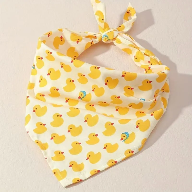 یک عدد شال گردن مثلثی کارتونی حیوانات خانگی - اکسسوری شیک و کاربردی برای دوست پشمالوی شما، قرمز