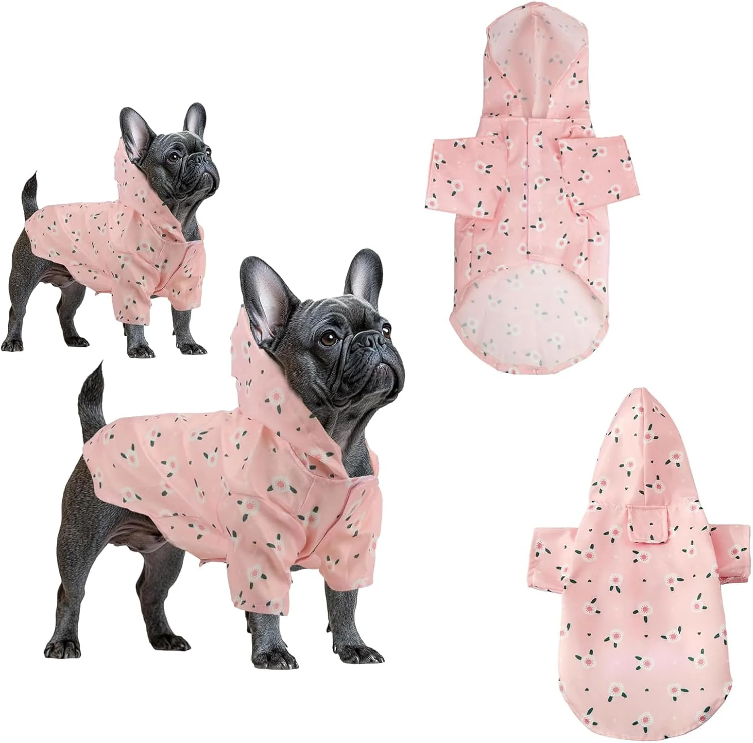 دو عدد بارانی سگ ضد آب، کت سگ ضد آب