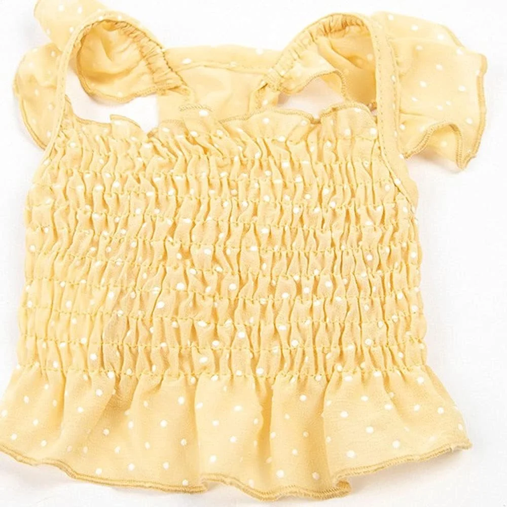 لباس سگ، لباس حیوانات خانگی، پیراهن کوتاه کرپ تدی، لباس پاندا، جلیقه حیوانات خانگی، پیراهن سگ دخترانه، لباس توله سگ (Hortelã, XS)