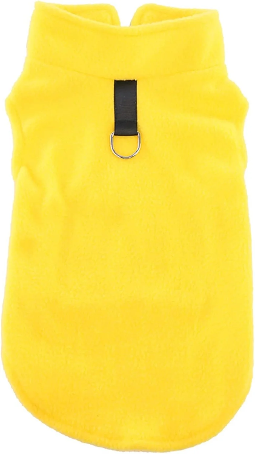 لباس سگ یقه ایستاده لباس سگ لباس توله سگ پشمی ضخیم رنگ ثابت (Hortel, S)