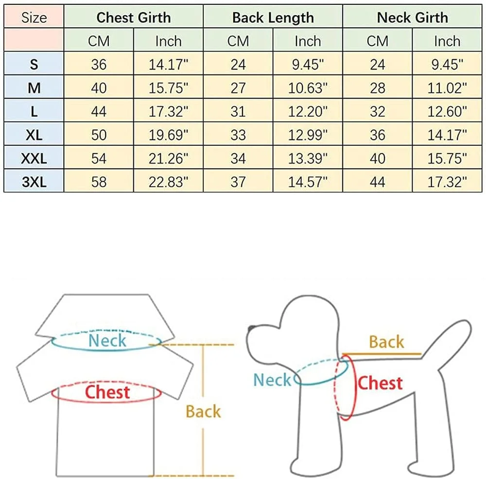 لباس سگ AAZZXSX لباس حیوانات خانگی ست لباس سگ پیراهن لباس توله سگ لباس حیوانات خانگی (هورتل، بزرگ)