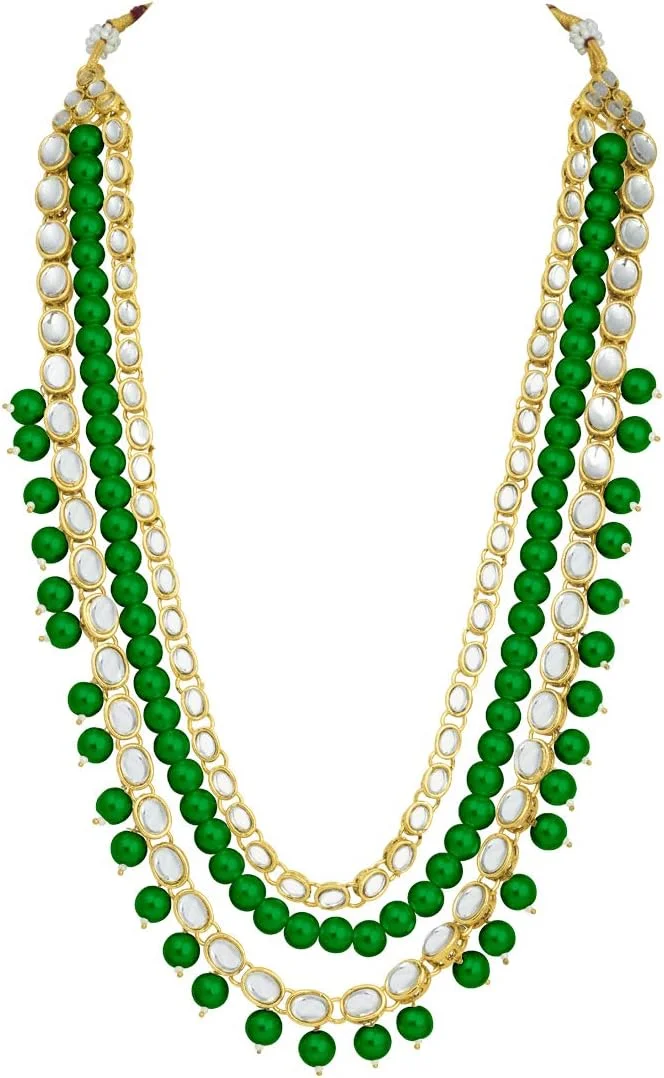 ست جواهرات سنتی هندی بالیوود شامل گردنبند چوکر، گوشواره و مانگ تیکا ست جواهرات سنتی هندی بالیوود شامل گردنبند چوکر، گوشواره و مانگ تیکا