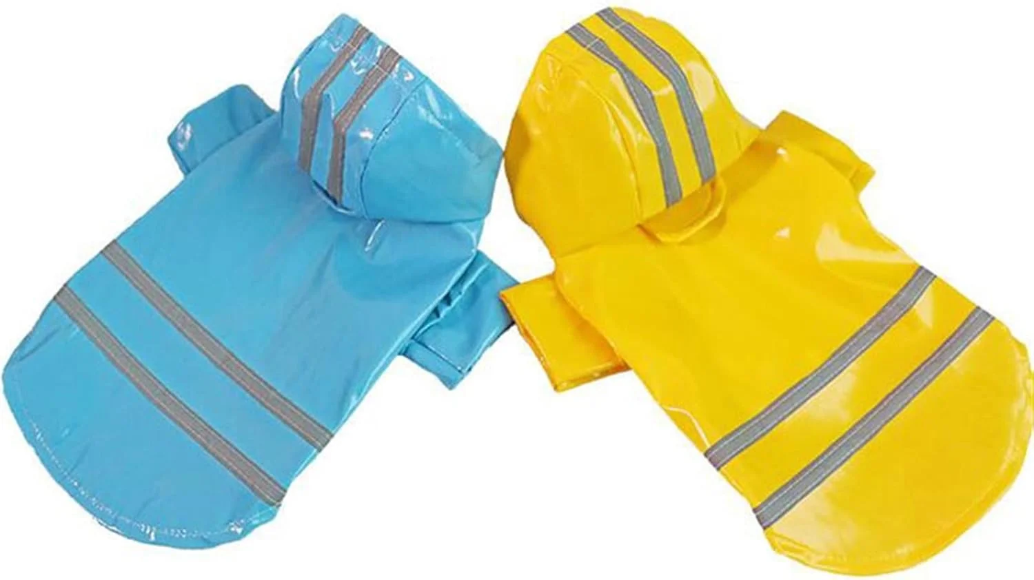 لباس سگ بارانی حیوانات خانگی با کلاه و روکش ضد آب و بازتابنده