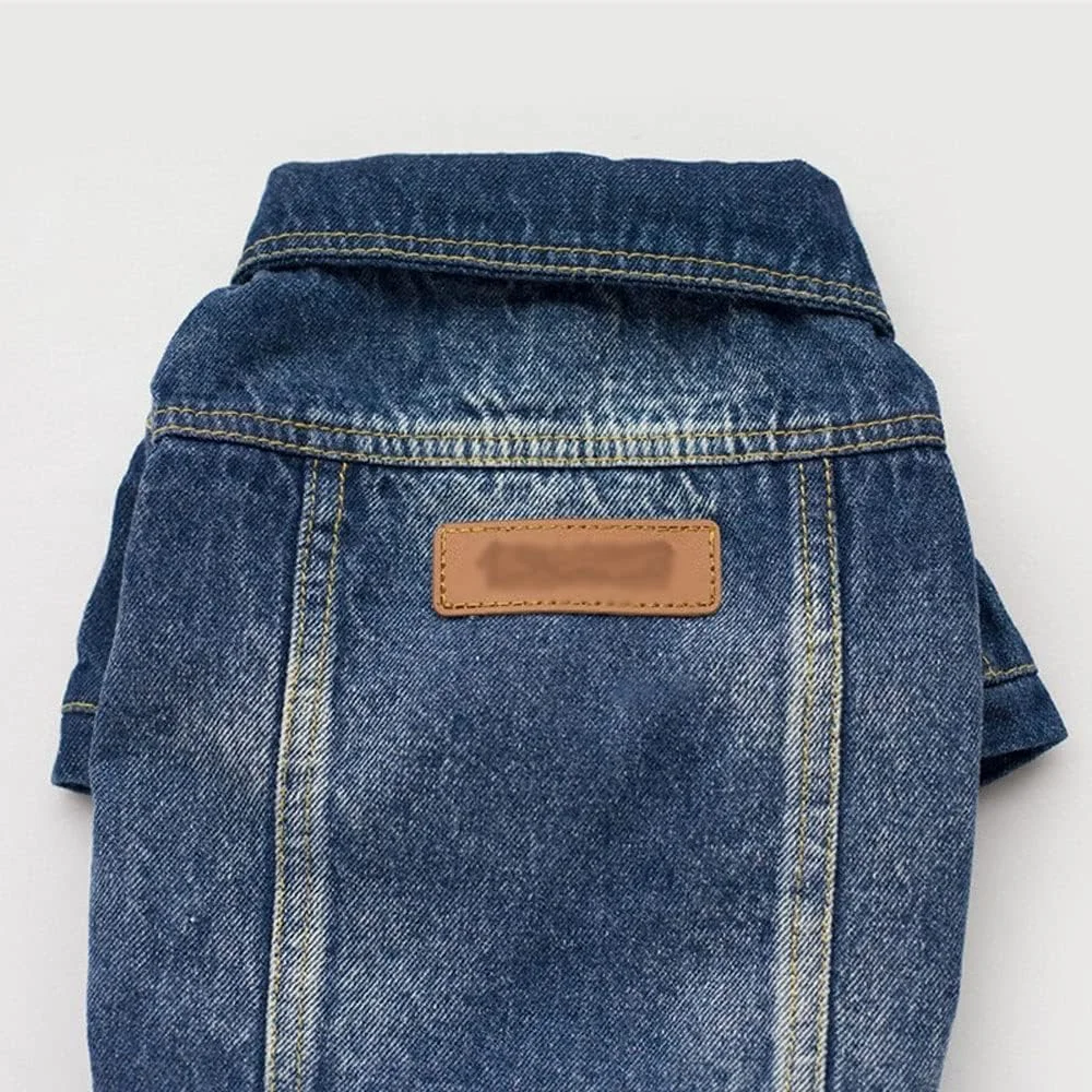 کت جین سگ AAZZXSX، لباس سگ بهاره و پاییزی، کت سگ های کوچک (XXL)