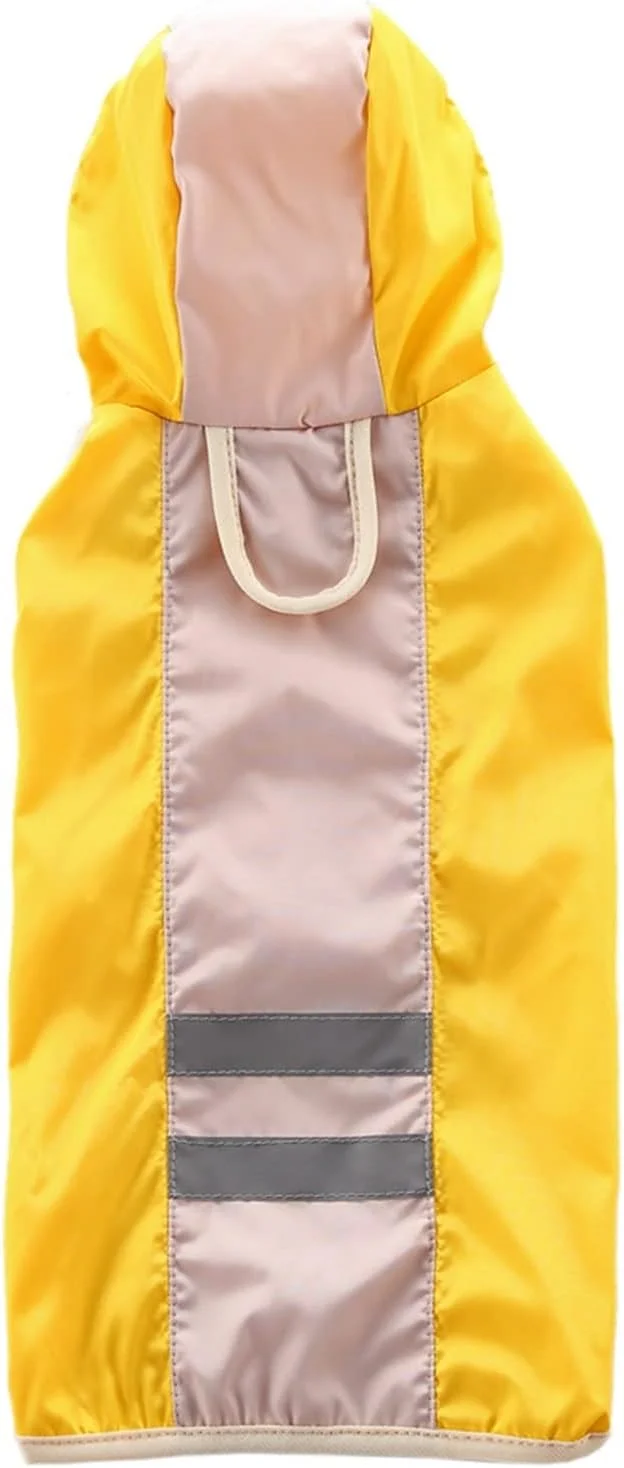 لباس سگ، بارانی بازتابنده سگ ها، شنل بارانی گلدن رتریور لابرادور، بارانی سگ برای سگ های کوچک و بزرگ، لباس های ضد آب، لباس حیوانات خانگی (Hortel، XS)