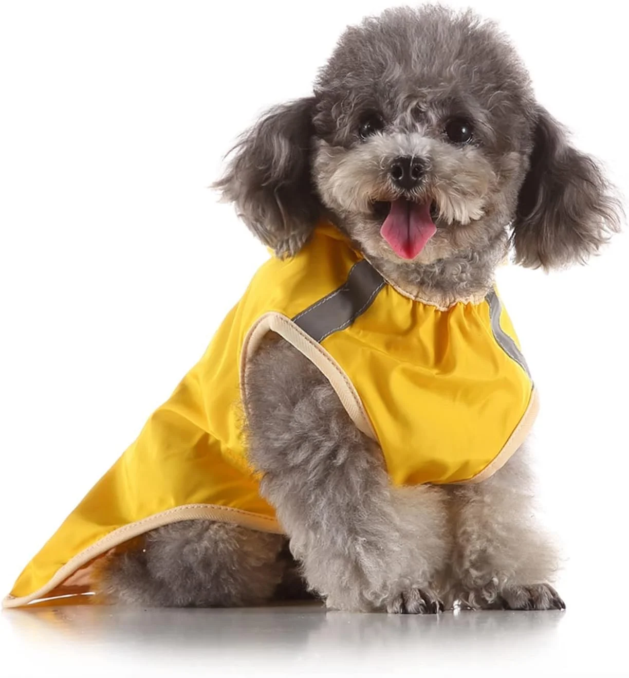 لباس سگ، بارانی بازتابنده سگ ها، شنل بارانی گلدن رتریور لابرادور، بارانی سگ برای سگ های کوچک و بزرگ، لباس های ضد آب، لباس حیوانات خانگی (Hortel، XXL)