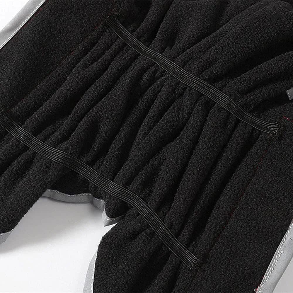 لباس سگ AAZZXSX لباس سگ بازتابنده ضد آب کت زمستانی سگ جلیقه های تمرینی ورزشی لباس اسکی برای سگ های بزرگ (آبی تیره، XXXL)