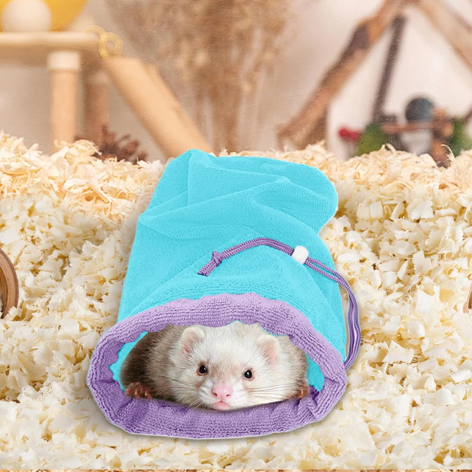 کیسه حوله حمام حیوانات خانگی کوچک | کیسه جاذب همستر، کیسه حوله حمام حیوانات خانگی کوچک و تنفسی با بند کشی قابل تنظیم برای دام، توله سگ، خرگوش، چینچیلا، سنجاب، بچه گربه کیسه حوله حمام حیوانات خانگی کوچک | کیسه جاذب همستر، کیسه حوله حمام حیوانات خانگی کوچک و تنفسی با بند کشی قابل تنظیم برای دام، توله سگ، خرگوش، چینچیلا، سنجاب، بچه گربه