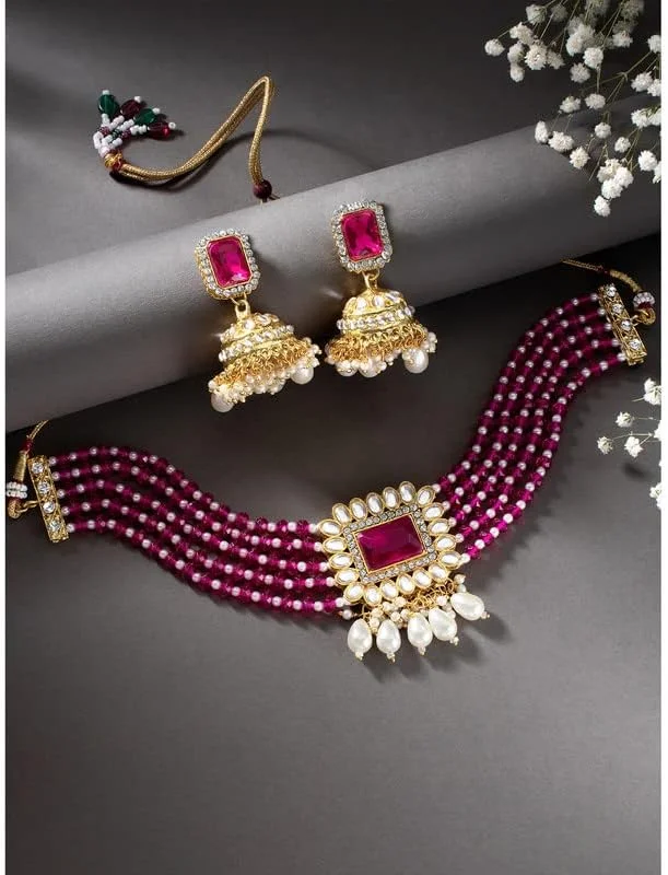 آهلی ست گوشواره و مانگ تیکا طرح کندن، زیورآلات سنتی و قومی بالیوودی برای زنان آهلی ست گوشواره و مانگ تیکا طرح کندن، زیورآلات سنتی و قومی بالیوودی برای زنان