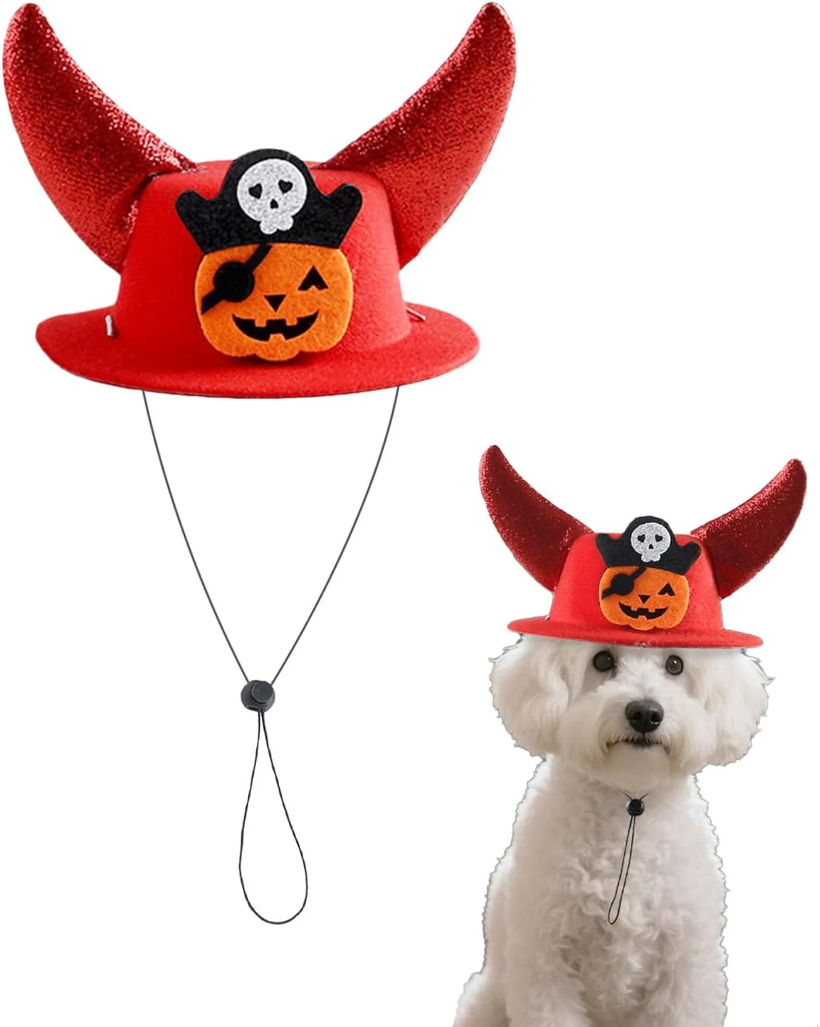 کلاه حیوانات خانگی | کلاه مهمانی با طرح شاخ | کلاه سر پوشیدنی قابل تنظیم برای جشن های خانوادگی، جشنواره ها، نمایش های صحنه ای، تئاتر، مهمانی های فانتزی و بالماسکه