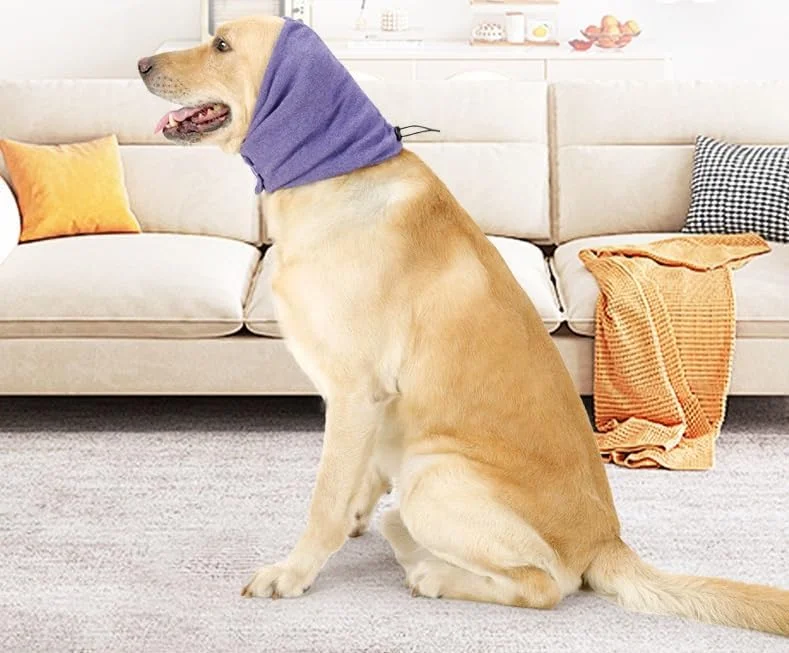 گوشی های محافظ گوش سگ قابل تنظیم برای کاهش صدا - پوشش گوش سگ - هدبند و پوشش گوش سگ برای کاهش اضطراب، رعد و برق، آتش بازی و آرایش