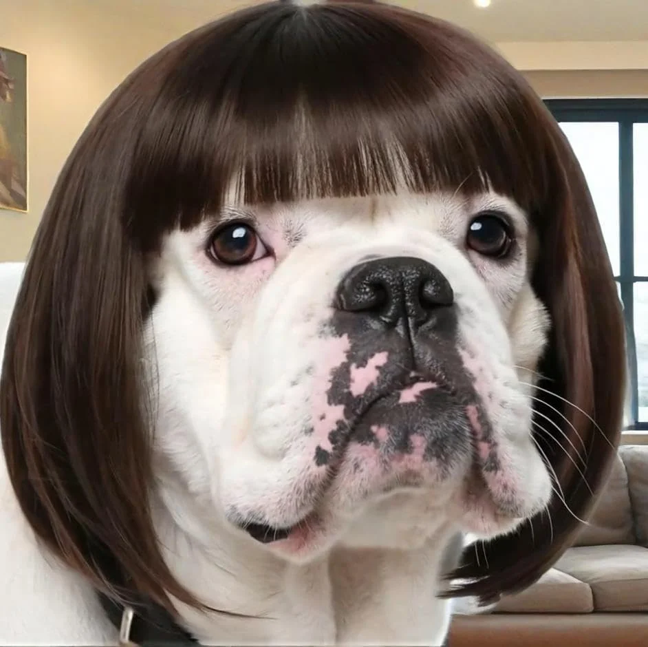 کلاه گیس سگ برای سگ های کوچک، متوسط و بزرگ با نوارهای الاستیک قابل تنظیم، تزئین لباس گربه و حیوانات خانگی برای هالووین، کریسمس، مهمانی ها