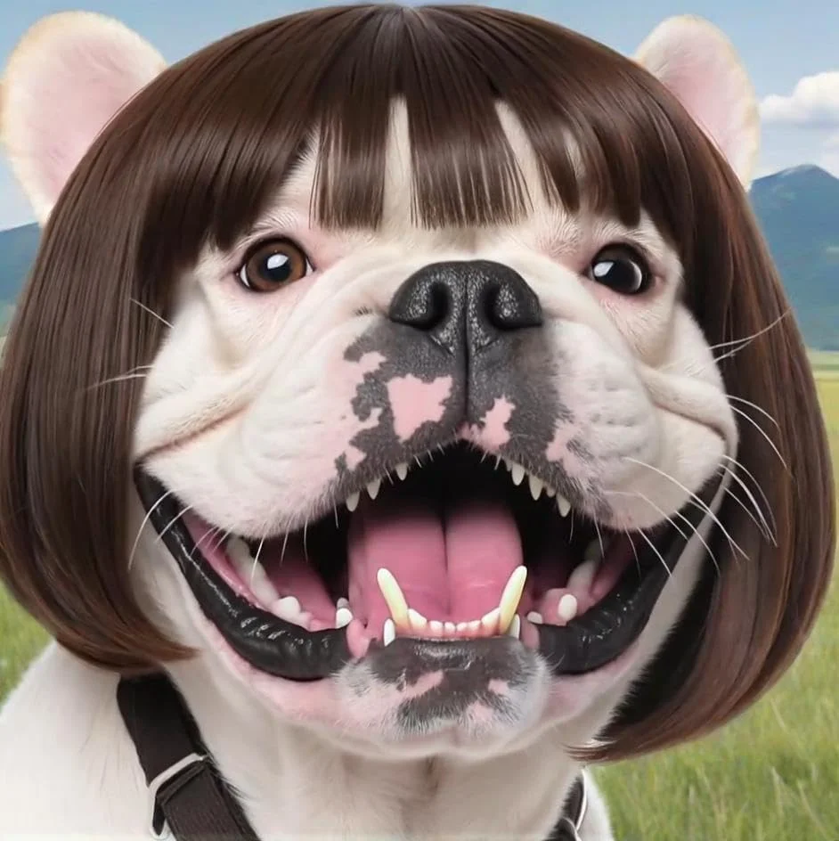 کلاه گیس سگ برای سگ های کوچک، متوسط و بزرگ با نوارهای الاستیک قابل تنظیم، تزئین لباس گربه و حیوانات خانگی برای هالووین، کریسمس، مهمانی ها