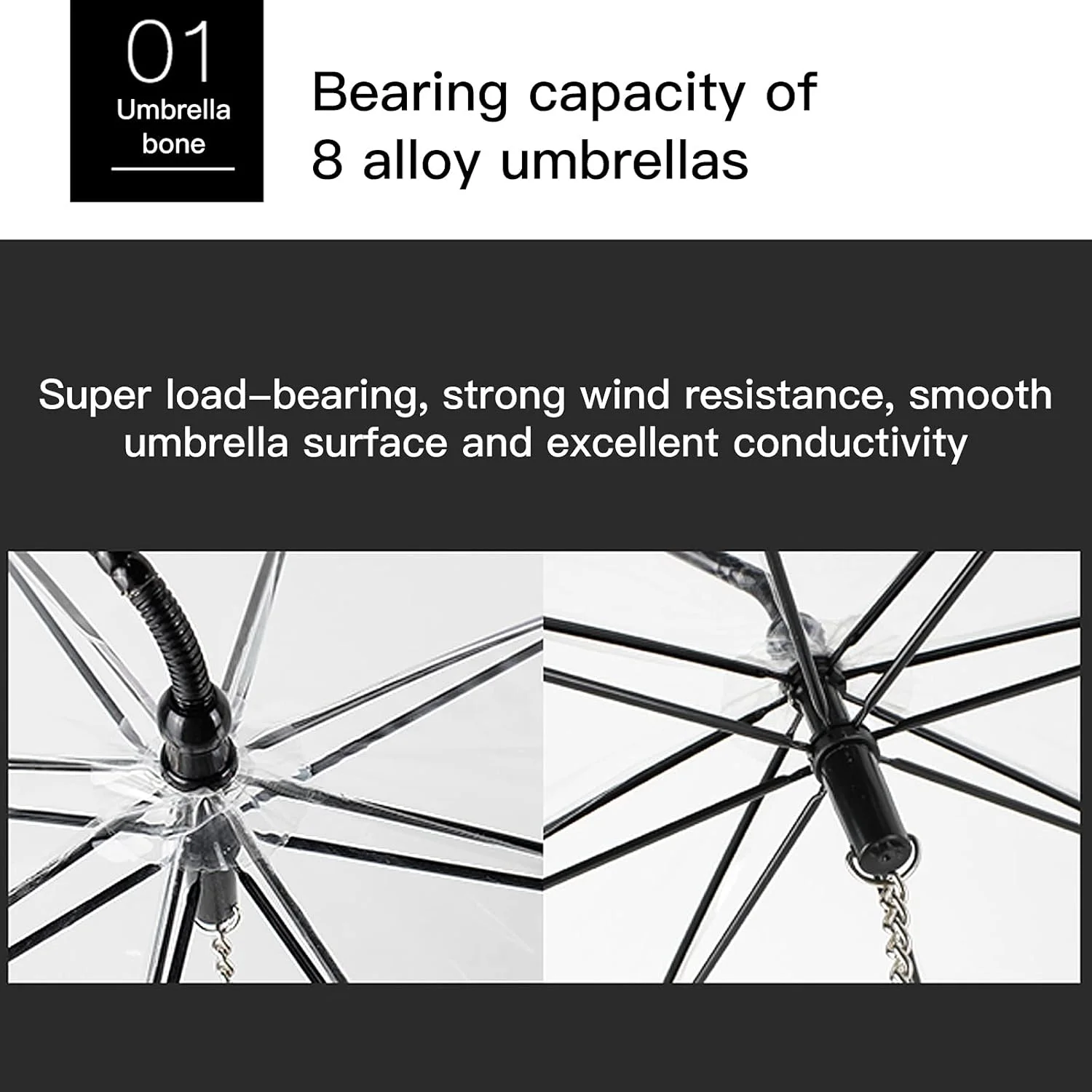 چتر سگ با بند، چتر سگ با قطر 70 سانتی متر، چتر ضد باران و ضد برف برای گربه و سگ با دسته C شکل 40 سانتی متری، ژاکت بارانی سگ برای پیاده روی در برف و باران