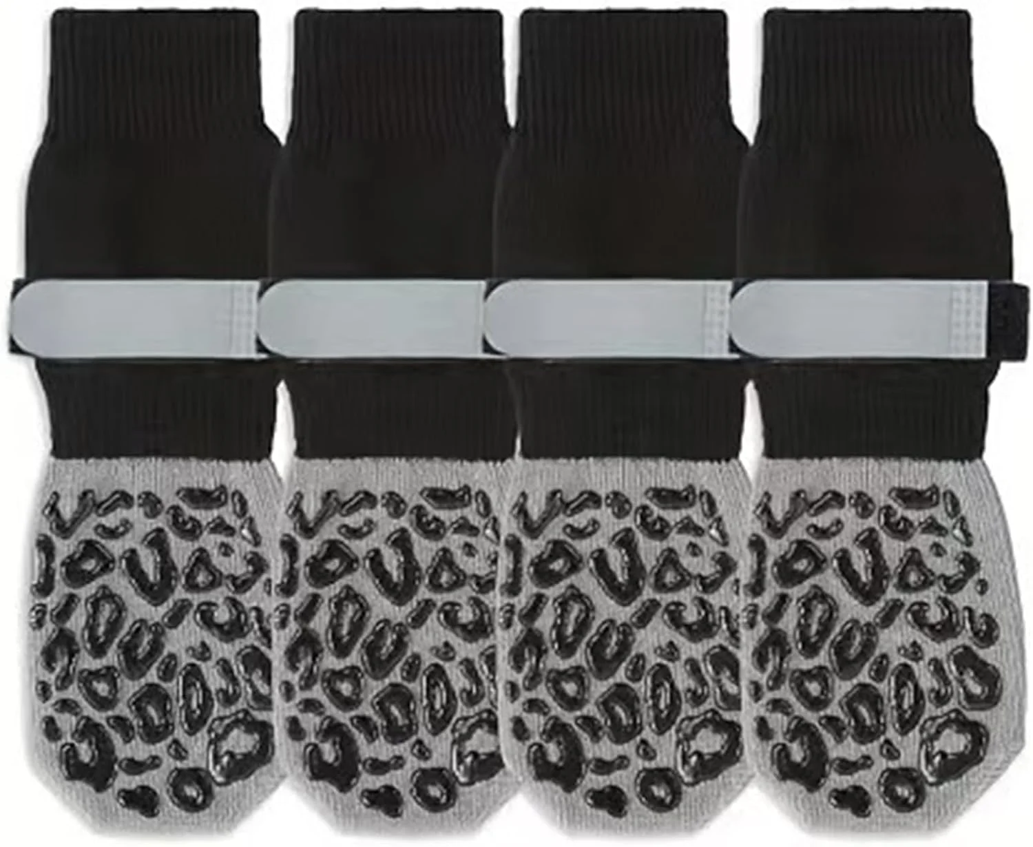 جوراب سگ ضد لغزش با بندهای تنظیم، کفش حیوانات خانگی برای کف سخت، چکمه های پنبه ای الاستیک حیوانات خانگی، لیسیدن پنجه، کفش ضد لغزش سگ کوچک