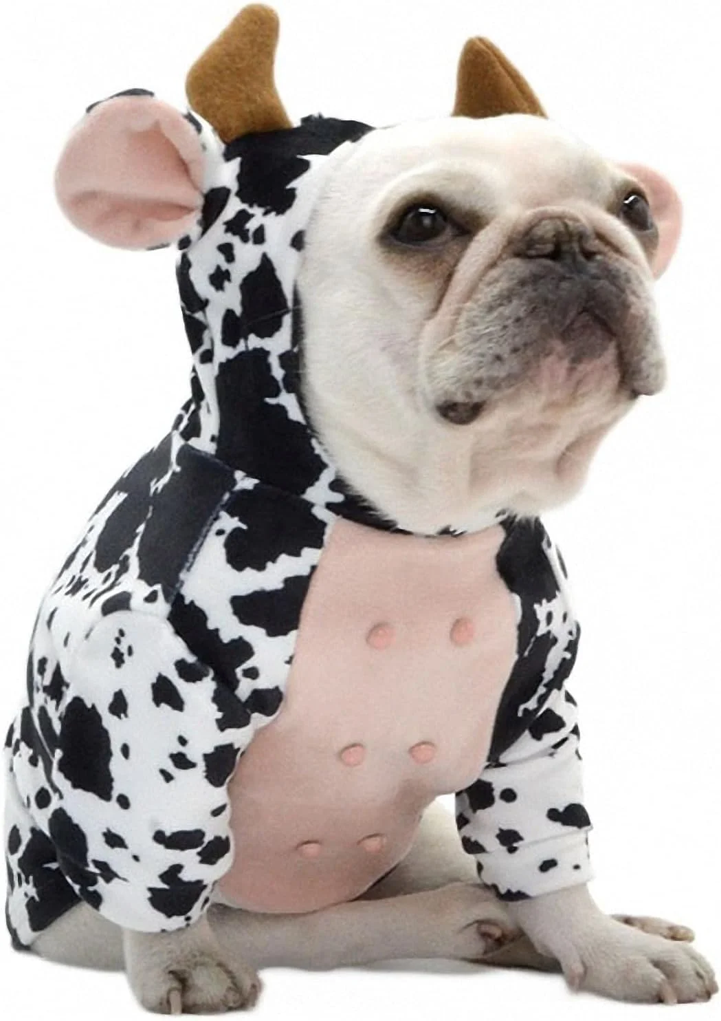 لباس حیوانات خانگی طرح گاو شیری، مناسب سگ های کوچک و متوسط، لباس هالووین روزانه راحت برای توله سگ و گربه