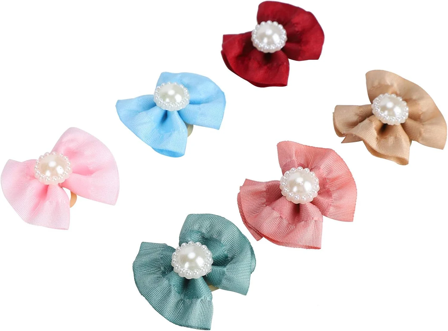 لوازم آرایش حیوانات خانگی، پاپیون موی حیوانات خانگی پلی استر، گیره مو، لوازم جانبی موی سگ، شیک و زیبا برای پوشش روزانه