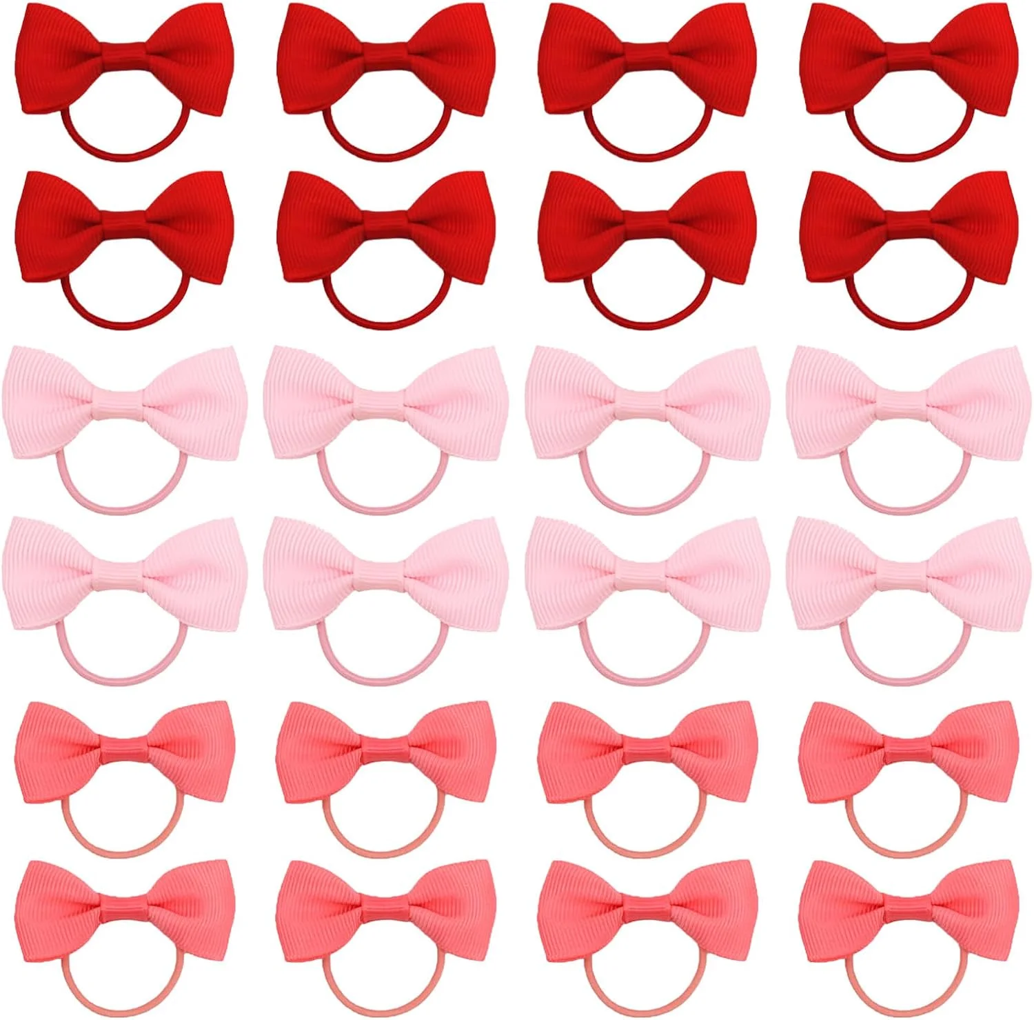 بسته 24 عددی لوازم جانبی اسباب بازی اسب، پاپیون با کش مو، تزئین گره پروانه ای در سه رنگ، پاپیون حیوانات خانگی، لوازم جانبی برای موهای بلند اسب، حیوانات خانگی، سگ ها، گربه ها، توله سگ ها