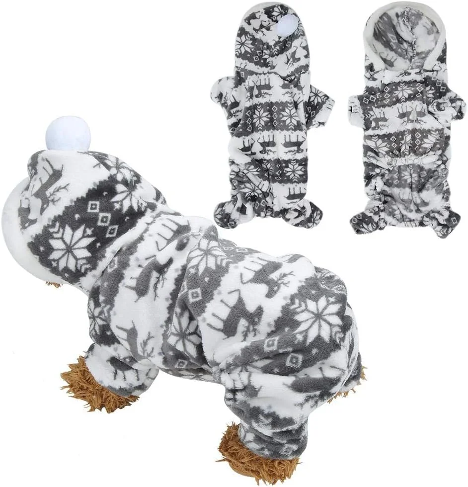 هودی سگ لباس گرم پاییزی زمستانی سگ ها توله سگ لباس سرهمی نرم و مخملی برای سگ های کوچک مناسب فعالیت در فضای باز (XL)
