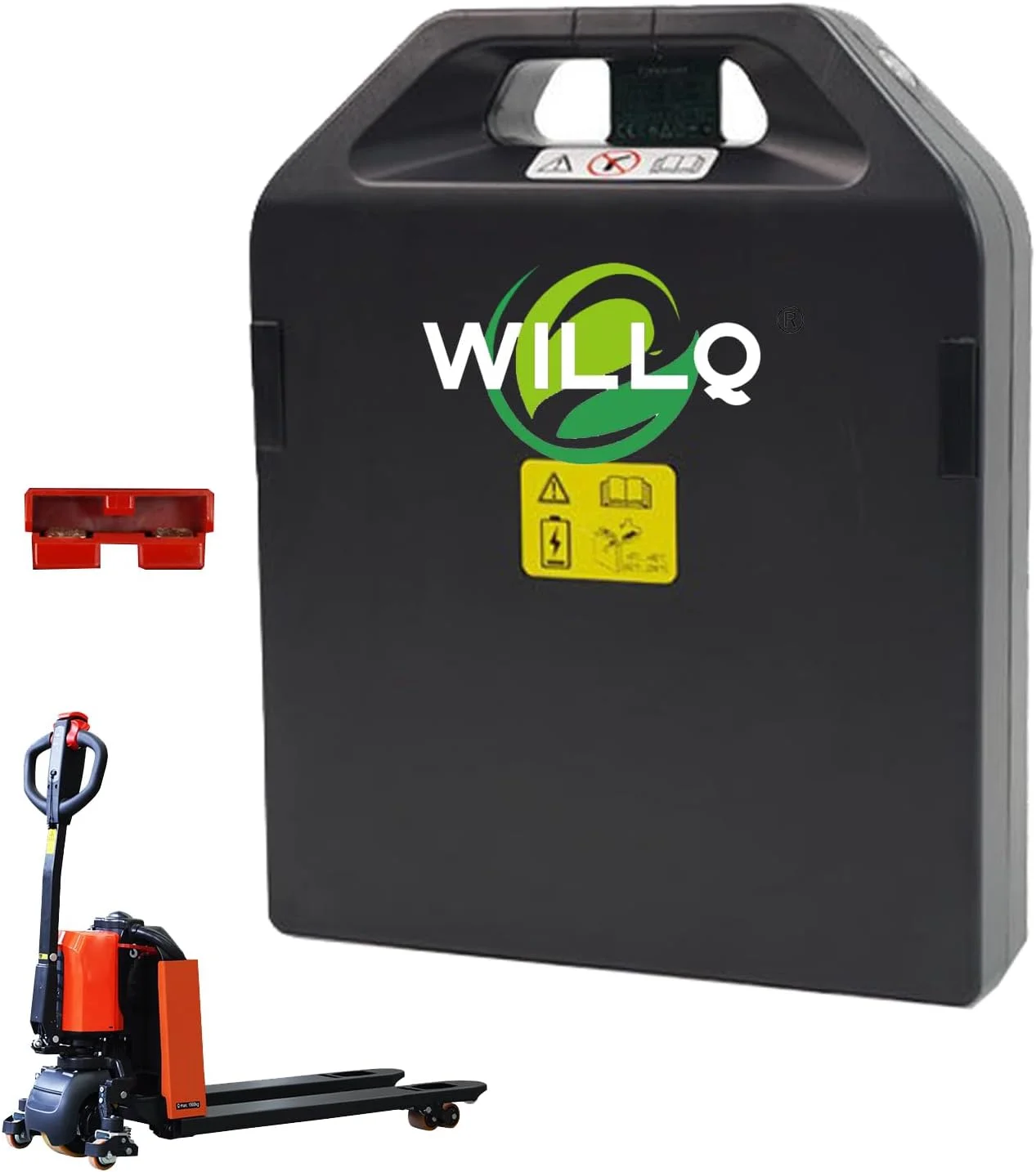 باطری لیتیوم-یونی 24 ولت 20 آمپر ساعت 30 آمپر ساعت 50 آمپر ساعت / باطری LiFePO4 48 ولت 20 آمپر ساعت جایگزین برای لوازم جانبی جک پالت برقی PTE15Q-A/PTE20Q-A، 24v50ah