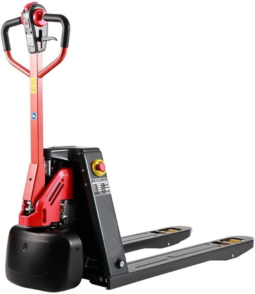 جک پالت برقی کامل، کامیون پالت با نیروی لیتیومی برای جابجایی مواد، انبار، سوپرمارکت با ظرفیت 1500 کیلوگرم (68.5 سانتی متر)