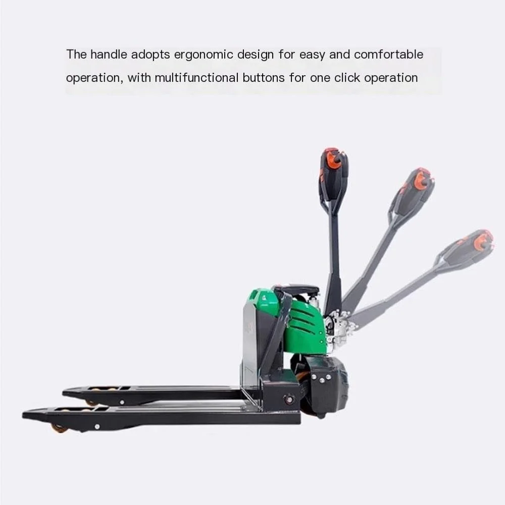 جک پالت برقی کامل با ظرفیت 1500 کیلوگرم، کامیون جک پالت با باتری لیتیومی برای جابجایی مواد (27 اینچ) جک پالت برقی کامل با ظرفیت 1500 کیلوگرم، کامیون جک پالت با باتری لیتیومی برای جابجایی مواد (27 اینچ)