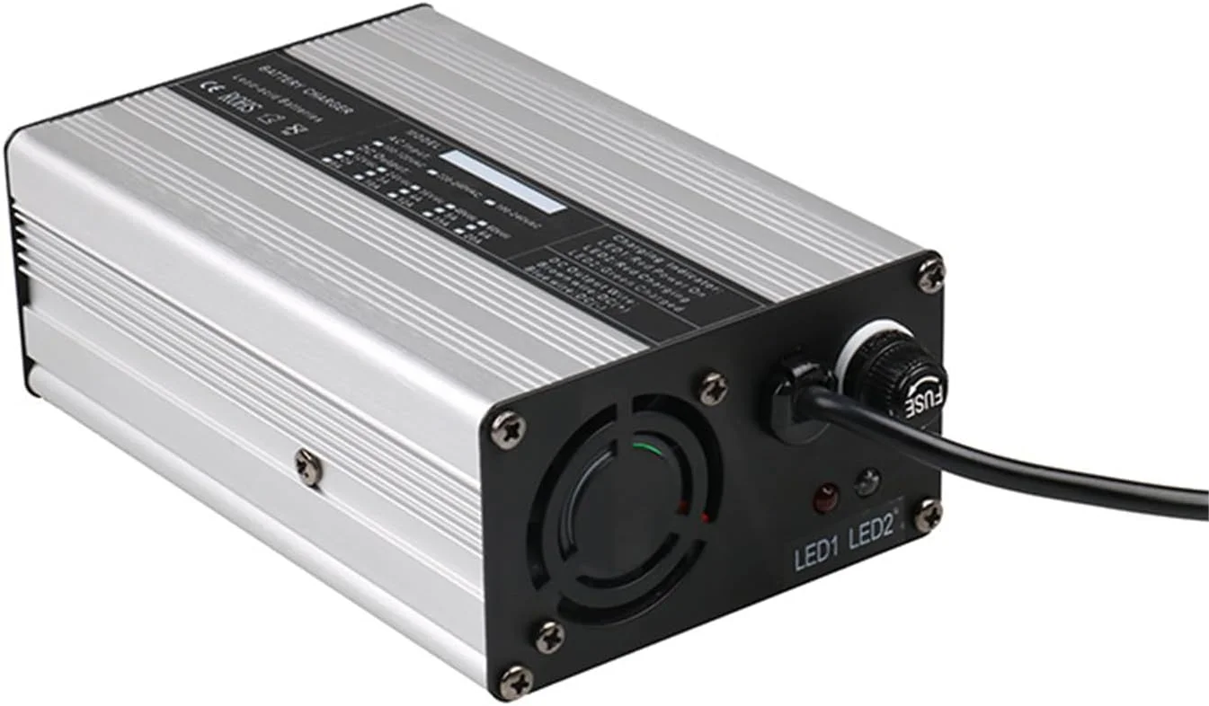 شارژر باتری لیفتراک عمومی، شارژر باتری اسیدی سربی 12 ولت / 24 ولت / 36 ولت / 48 ولت / 60 ولت / 72 ولت برای لیفتراک برقی، جک پالت، گاری گلف، 12 ولت 20 آمپر، O