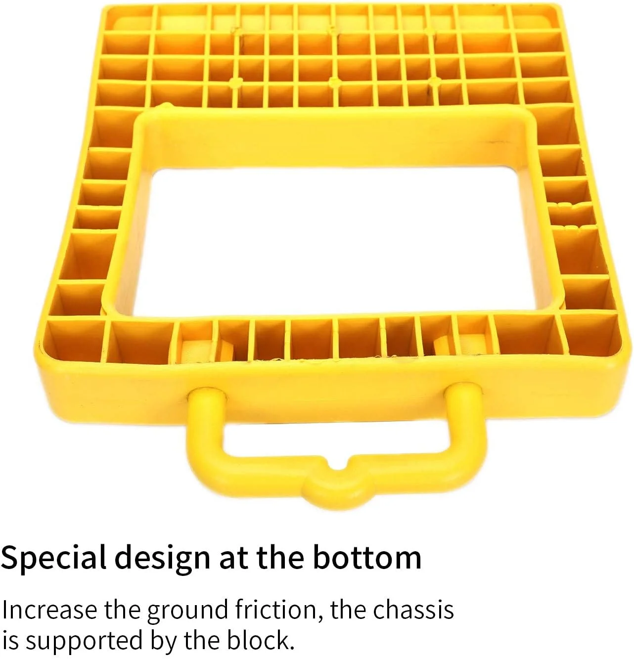 نگهدارنده چرخ پالت تراک Homeon Wheels، مقاوم و سنگین، طول 36 سانتی متر، عرض 29.5 سانتی متر، ارتفاع 5 سانتی متر، بسته 2 عددی (زرد)