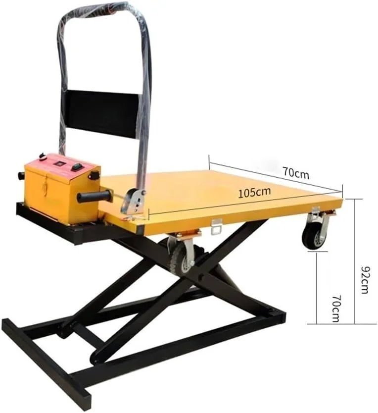 سکوی بالابر حمل مواد ثابت بر روی کامیون کوچک، وسیله نقلیه حمل و نقل، چرخ دستی، وسیله نقلیه بالابر هیدرولیک جک پالت (کوچک)