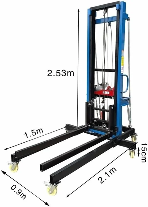 بالابر حمل مواد چند منظوره، صفحه نگهداری سرد، 4.5 متر، نصب تهویه مطبوع برقی و لوله کشی پالت جک