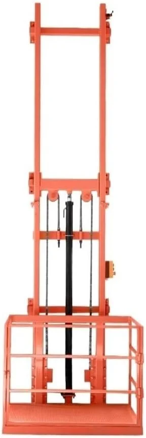 حمل مواد، حداکثر ظرفیت بارگیری 1000 کیلوگرم، بالابر خانگی، سکوی بالابر هیدرولیک کوچک، بالابر انبار ساده حمل مواد، حداکثر ظرفیت بارگیری 1000 کیلوگرم، بالابر خانگی، سکوی بالابر هیدرولیک کوچک، بالابر انبار ساده