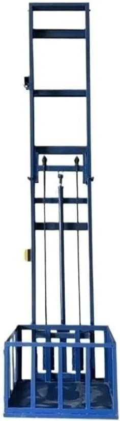 بالابر بار هیدرولیک برقی خانگی ساده برای جابجایی مواد، انبار کوچک، سکوی بالابر تک ریل بالابر بار هیدرولیک برقی خانگی ساده برای جابجایی مواد، انبار کوچک، سکوی بالابر تک ریل