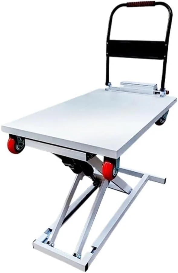 سکوی بالابر هیدرولیک برقی جابجایی مواد برای انتقال کالا با استفاده از کامیون تخت کوچک قابل حمل قیچی جک پالت سکوی بالابر هیدرولیک برقی جابجایی مواد برای انتقال کالا با استفاده از کامیون تخت کوچک قابل حمل قیچی جک پالت