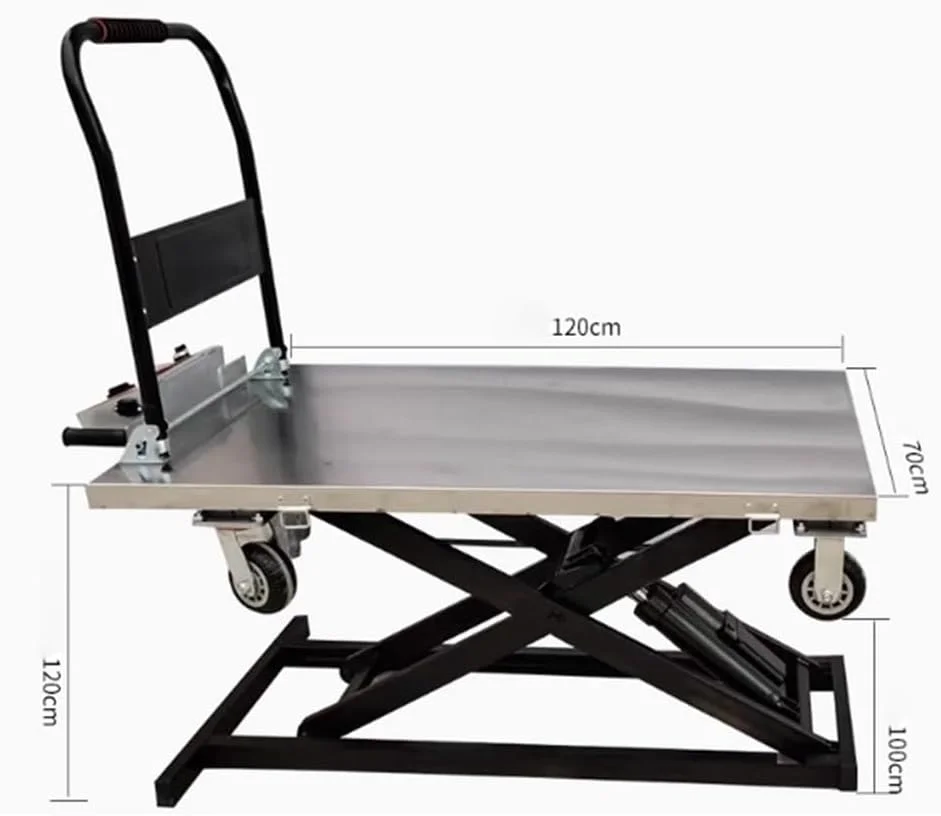 وسیله حمل مواد، چرخ دستی، وسیله بالابر هیدرولیک، سکوی بالابر کوچک جک پالت (بزرگ)