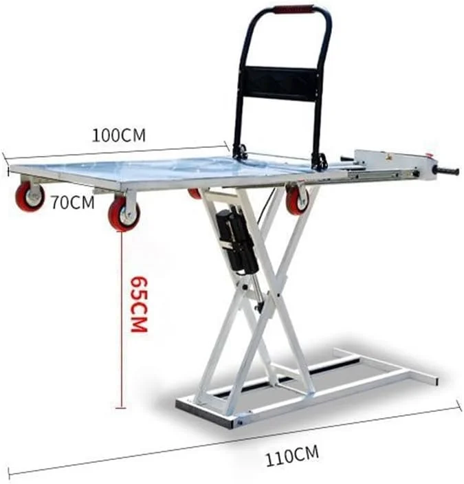 جک پالت متحرک حمل مواد، چرخ دستی حمل بار، کامیون تخت تاشو (کوچک)