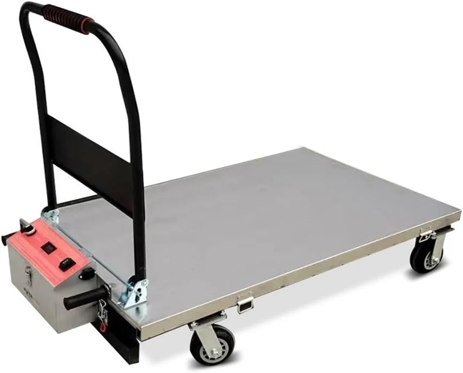 وسیله حمل مواد، چرخ دستی، وسیله بالابر هیدرولیک، سکوی بالابر کوچک جک پالت (بزرگ)