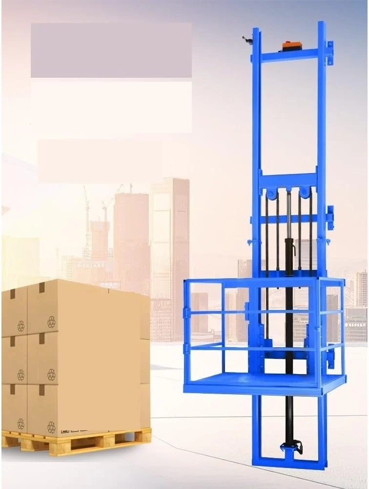 بالابر هیدرولیک کوچک حمل مواد، حداکثر ظرفیت بارگیری 1000 کیلوگرم، بالابر انبار ساده