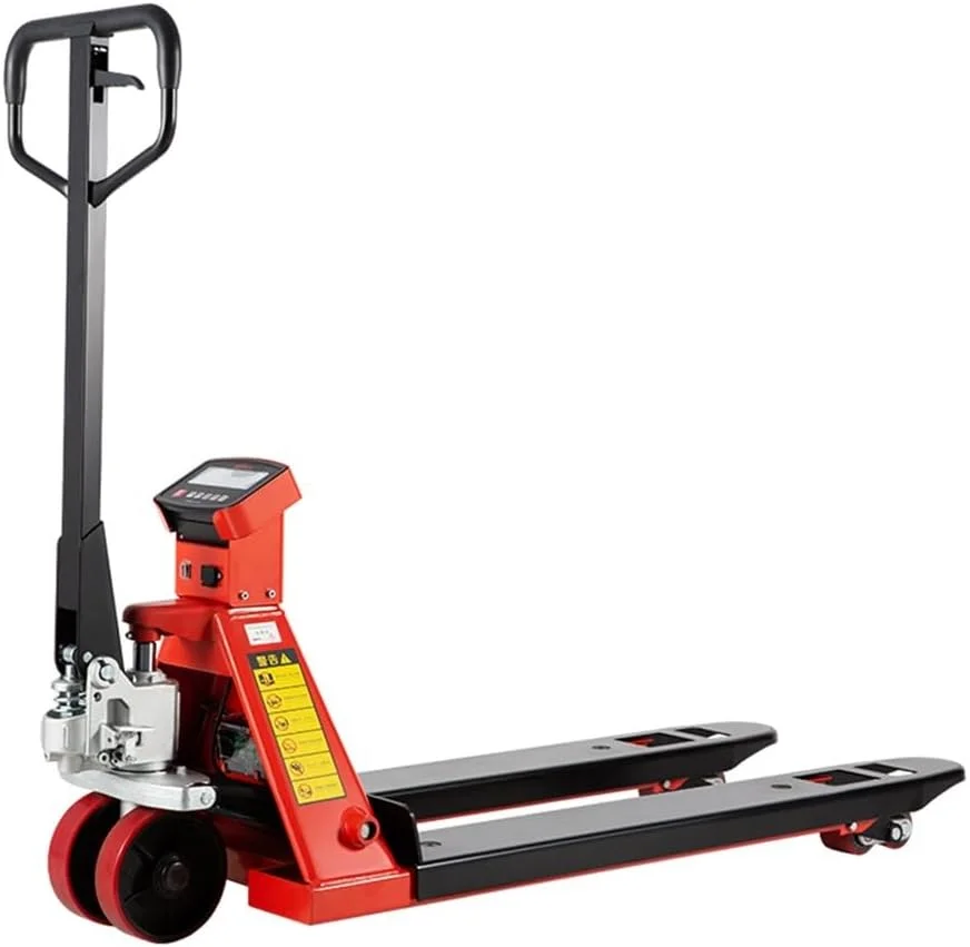 ترازو جک پالت، ظرفیت بالا 2000 کیلوگرم، دقت 0.5 کیلوگرم، اندازه شاخک 117 * 68 سانتیمتر، جک پالت سنگین