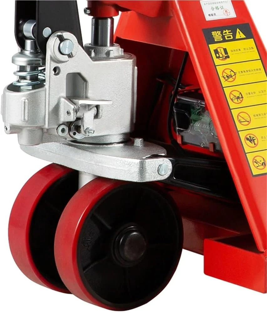 ترازو جک پالت، ظرفیت بالا 2000 کیلوگرم، دقت 0.5 کیلوگرم، اندازه شاخک 117 * 68 سانتیمتر، جک پالت سنگین