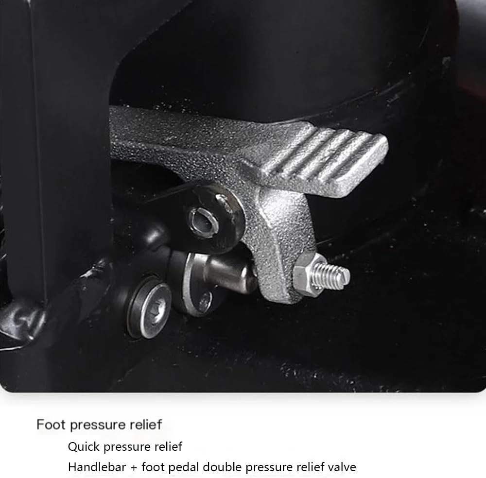 چرخ دستی حمل بار دستی 10000 کیلوگرمی با چرخ، اندازه شاخک 1150mm*550mm مناسب برای جابجایی مواد، چرخ دستی سنگین با چرخ