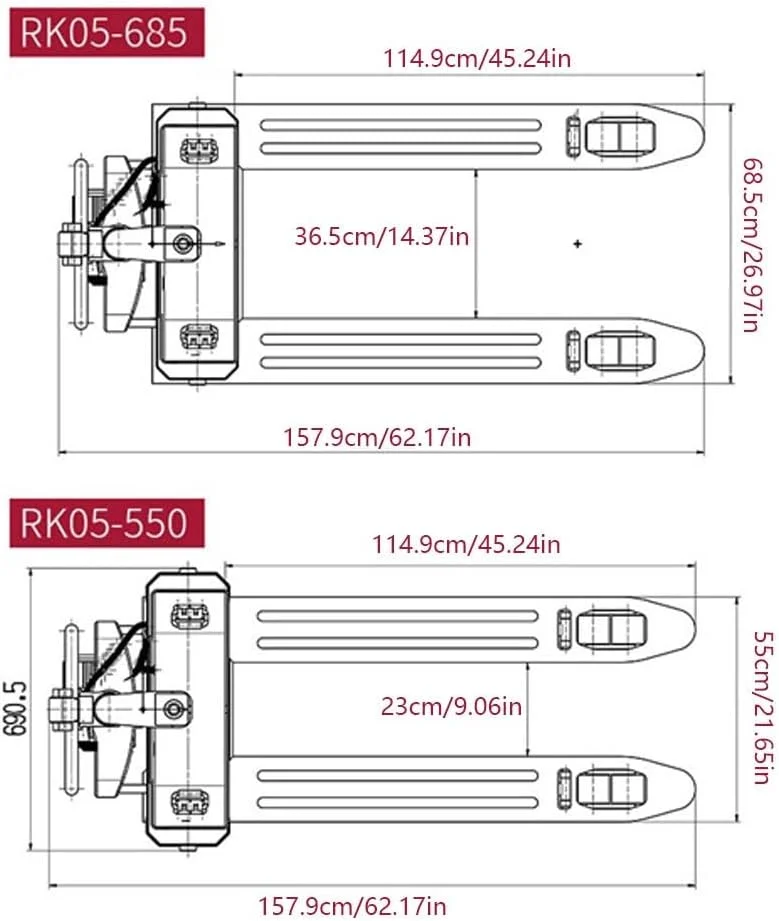 چرخ دستی پالت برقی با ظرفیت 3000 کیلوگرم، جک پالت برقی پیاده رو، کامیون پالت با باتری لیتیومی برای فضای باریک، چرخ دستی سنگین روی چرخ (55 سانتی متر)