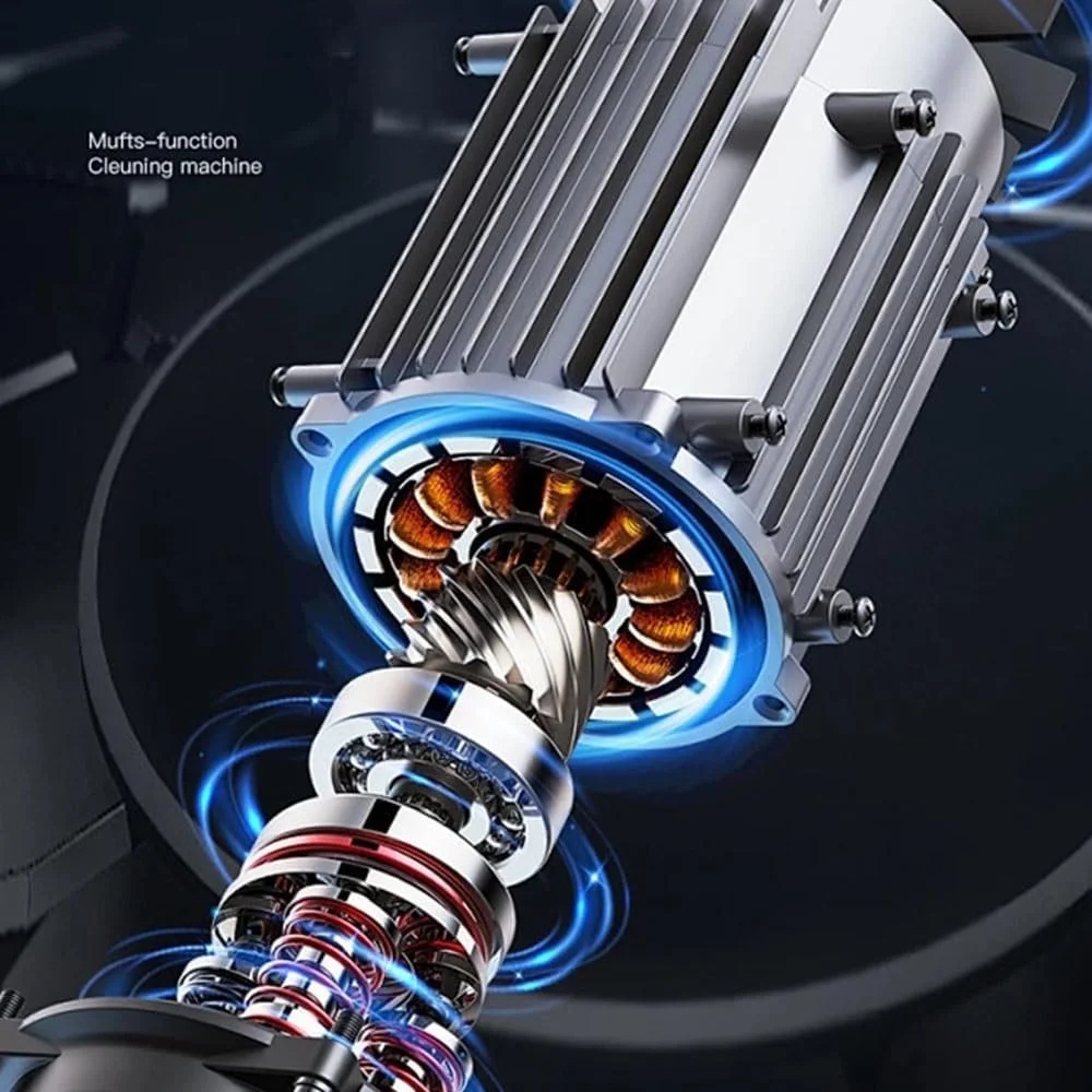 چرخ دستی حمل بار برقی کامل با باتری لیتیومی، جک پالت کوچک پیاده‌روی، ظرفیت 3000 کیلوگرم، شاخک 117 سانتی‌متری در 68 سانتی‌متری، دسته چند منظوره، چرخ دستی سنگین روی چرخ