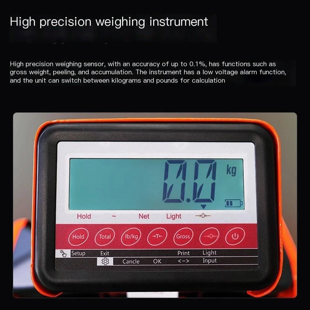 چرخ دستی پالت تراک با قابلیت تغییر واحد پوند/کیلوگرم، ظرفیت بالا 1500 کیلوگرم، اندازه چنگال 114 سانتیمتر در 56 سانتیمتر، چرخ دستی سنگین پالت تراک با چرخ چرخ دستی پالت تراک با قابلیت تغییر واحد پوند/کیلوگرم، ظرفیت بالا 1500 کیلوگرم، اندازه چنگال 114 سانتیمتر در 56 سانتیمتر، چرخ دستی سنگین پالت تراک با چرخ