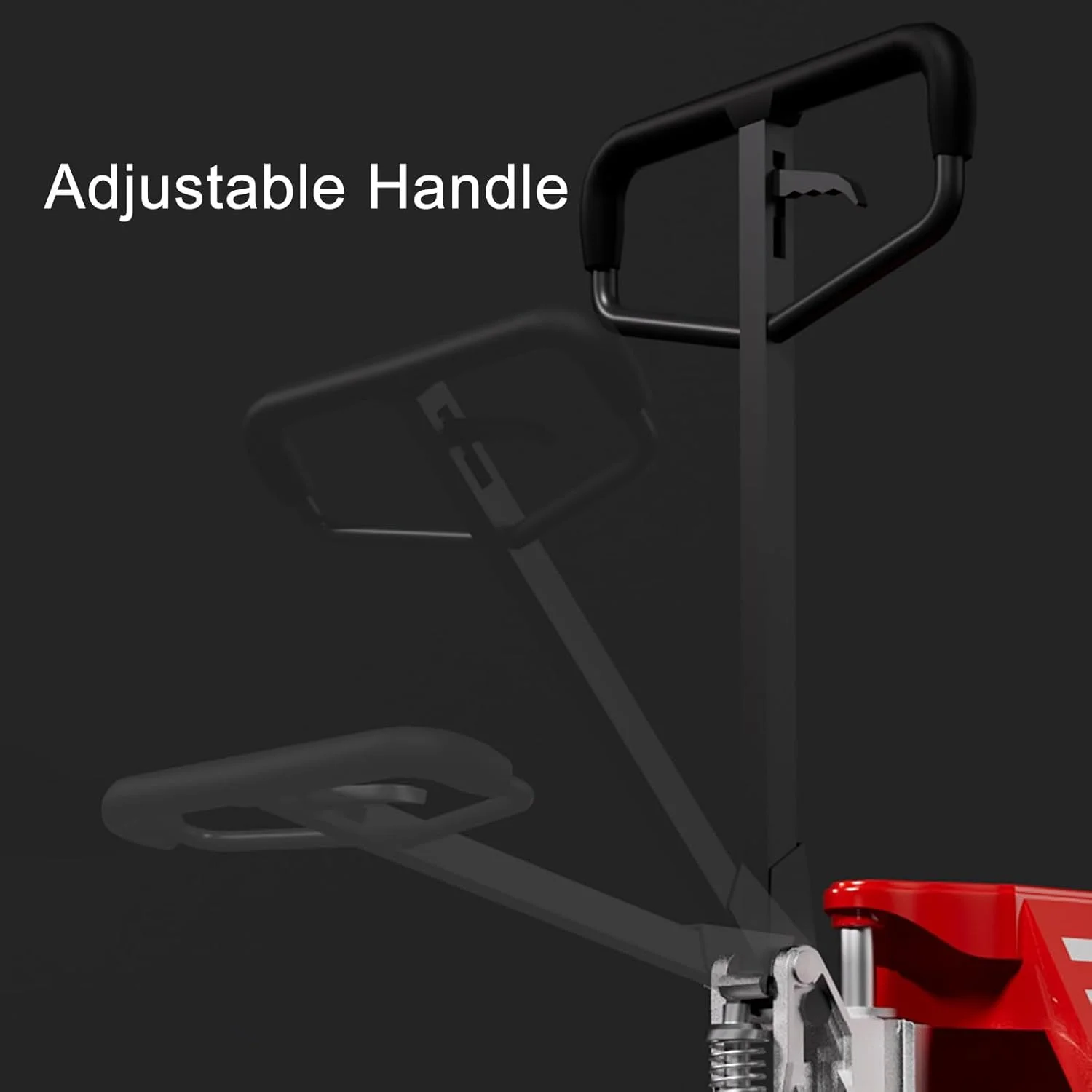 جک پالت دستی Ryanong، بدنه فولادی سنگین با 4 تیر تقویت کننده و سیلندر یکپارچه، ایده آل برای ایمنی انبار و کارخانه جک پالت دستی Ryanong، بدنه فولادی سنگین با 4 تیر تقویت کننده و سیلندر یکپارچه، ایده آل برای ایمنی انبار و کارخانه