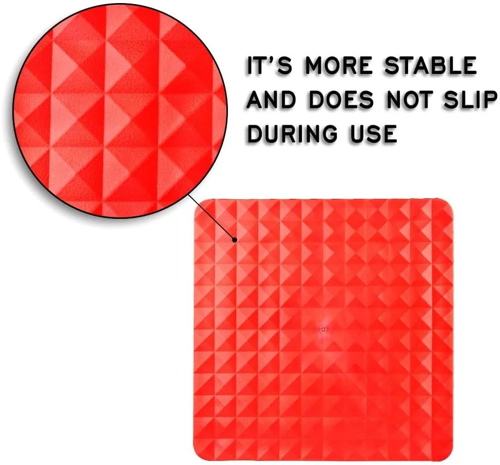 پایه جک فنری X، پایه نصب جک بالابر، پایه و تثبیت کننده جک بالابر آفرود، جلوگیری از فرو رفتن جک ها با پایه جک پلاستیکی سنگین و بادوام برای جک های بالابر (28×28 سانتی متر، قرمز نارنجی) پایه جک فنری X، پایه نصب جک بالابر، پایه و تثبیت کننده جک بالابر آفرود، جلوگیری از فرو رفتن جک ها با پایه جک پلاستیکی سنگین و بادوام برای جک های بالابر (28×28 سانتی متر، قرمز نارنجی)