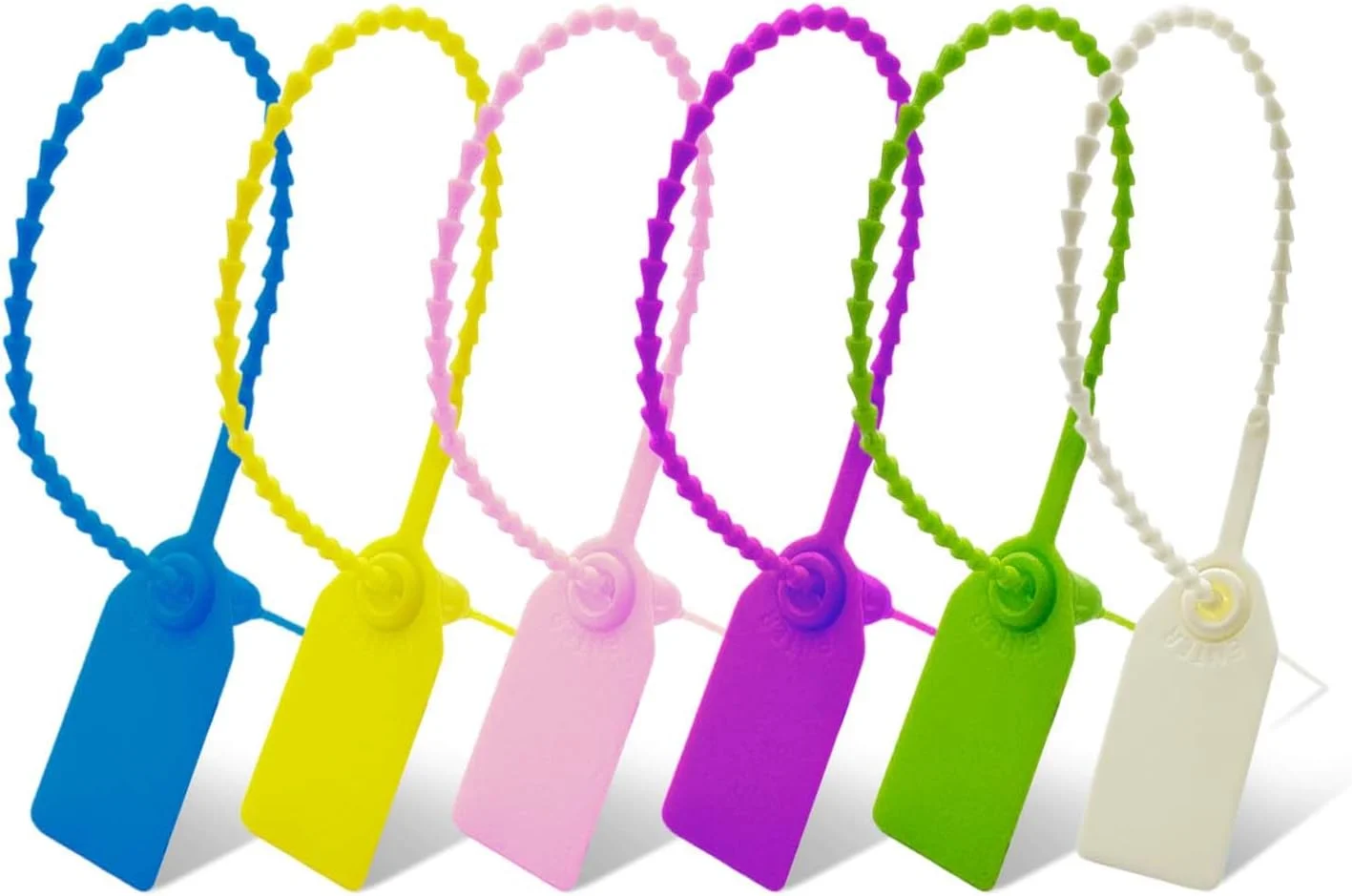 300 عدد تگ پلاستیکی خالی ضد آب ALLY-MAGIC، لیبل بست کمربندی پلاستیکی برای لباس، کفش، کیف دستی، چمدان، لجستیک Y31-YCXSLFT 300 عدد تگ پلاستیکی خالی ضد آب ALLY-MAGIC، لیبل بست کمربندی پلاستیکی برای لباس، کفش، کیف دستی، چمدان، لجستیک Y31-YCXSLFT