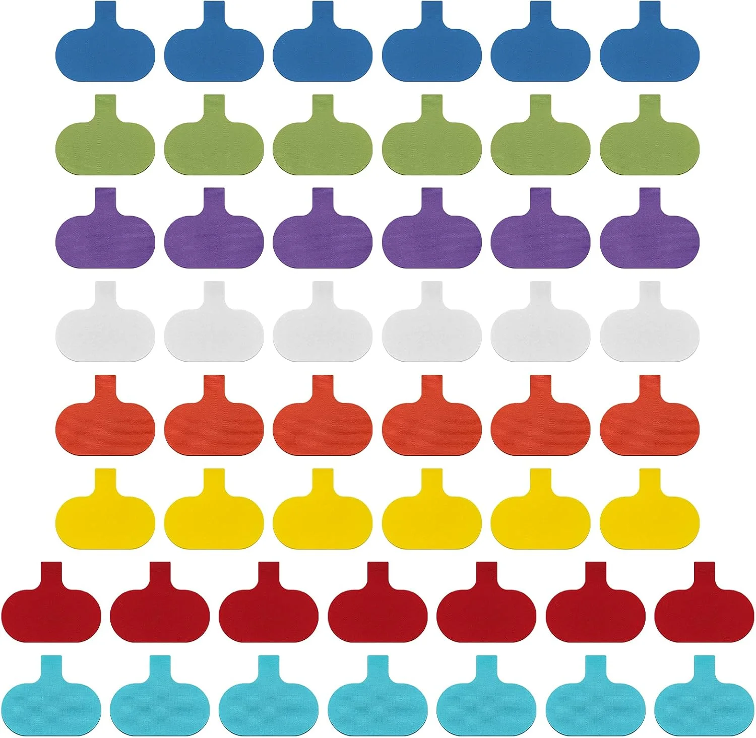 برچسب کابل نایلونی خودچسب آستر، 50 عددی، برچسب سیم قابل نوشتن، برچسب سیم ضد آب نایلونی برای مدیریت سیم کابل، طبقه بندی برای لوازم الکترونیکی، کامپیوترها و موارد دیگر