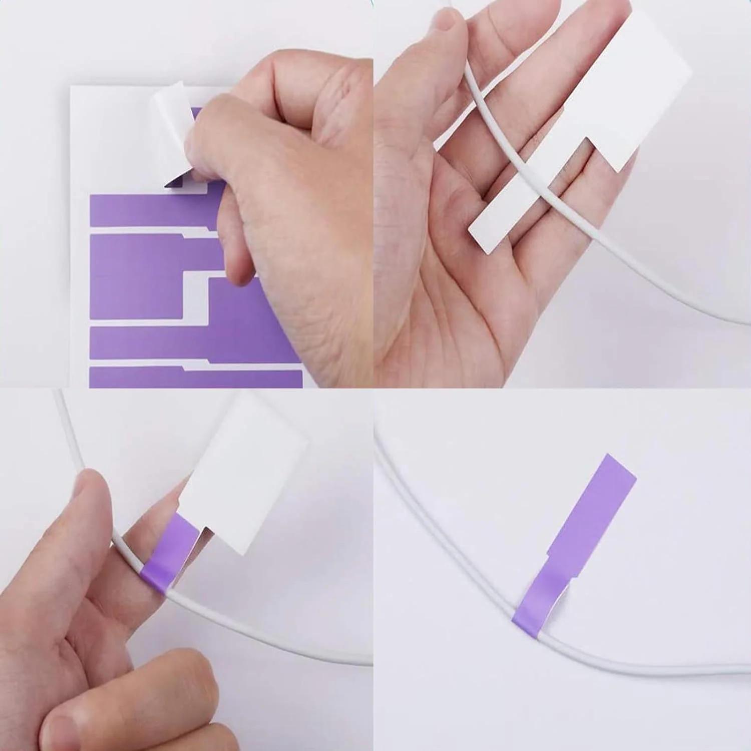 360 عدد برچسب کابل، برچسب کابل خود چسب، پشتیبانی از دست خط، ضد آب و مقاوم در برابر پارگی، نشانگر کابل برای مدیریت، شناسایی و سازماندهی کابل ها (6 رنگ)