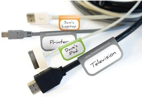 برچسب کابل - بسته 24 عددی خود چسب