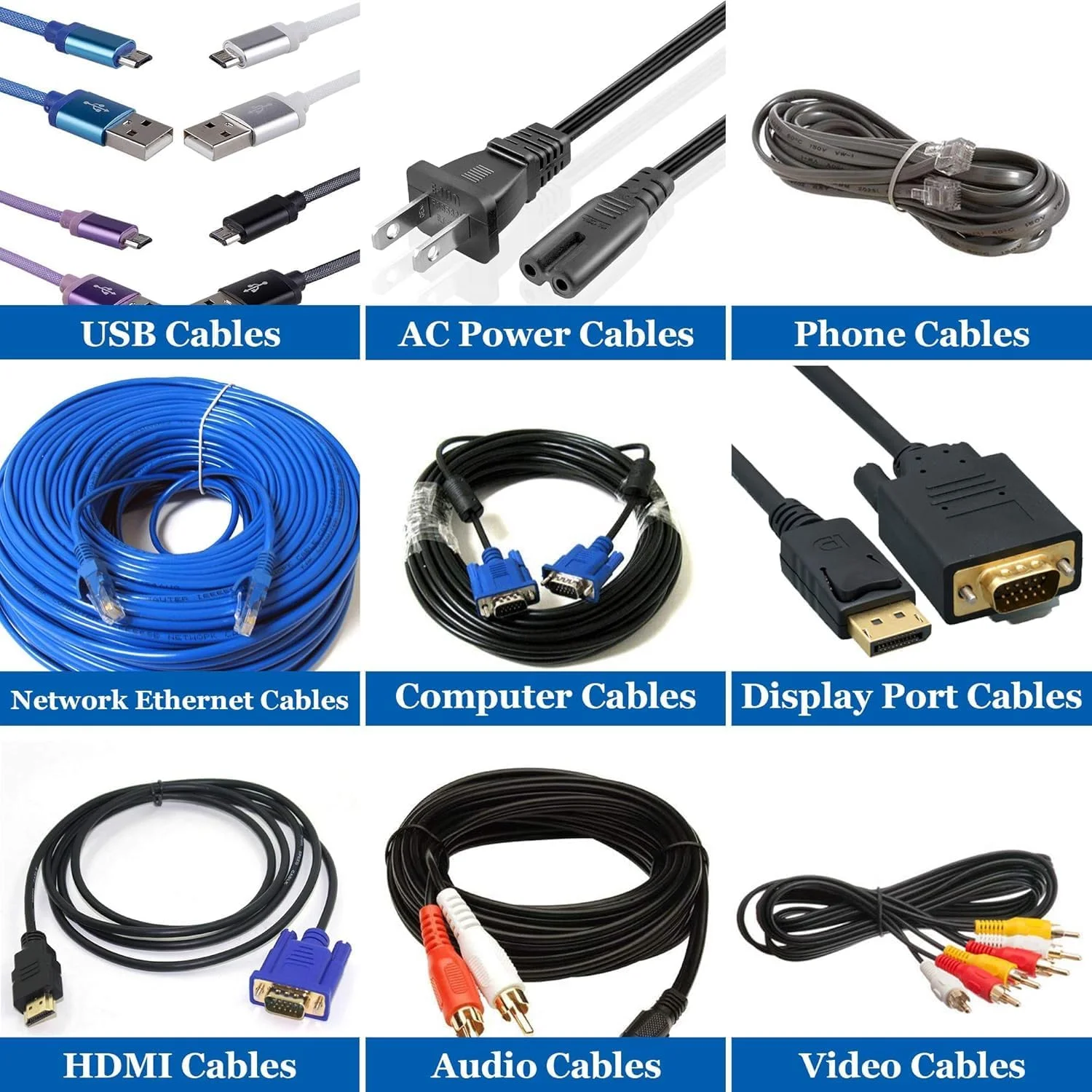 360 عدد برچسب کابل قابل نوشتن، ضد آب و مقاوم در برابر پارگی، نشانگر کابل، برچسب سیم، قابل نوشتن برای شناسایی (6 رنگ)